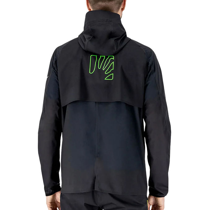 GIACCA LAVAREDO Uomo Black Green Fluo