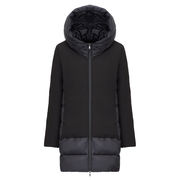 GIACCA LUNGA IBRIDO Donna Nero GIACCA LUNGA IBRIDO Donna Nero