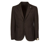 GIACCA MICROFANTASIA Uomo Moro  GIACCA MICROFANTASIA Uomo Moro