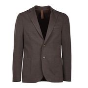GIACCA MONOPETTO CON PATCH BLU Uomo Testa di moro GIACCA MONOPETTO CON PATCH BLU Uomo Testa di moro