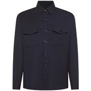 GIACCA OSAKA OVERSHIRT IN LANA TECNICA