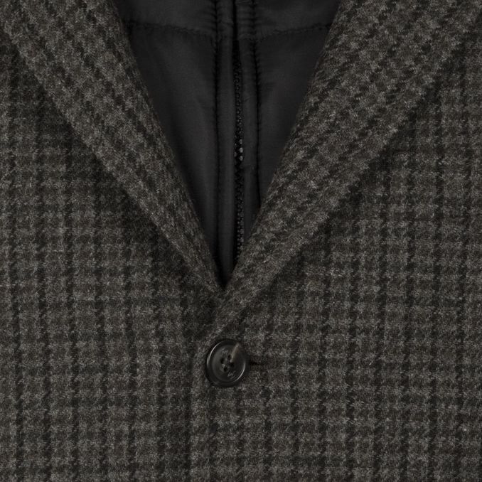 GIACCA PIED DE PUOLE E GILET Uomo Grigio