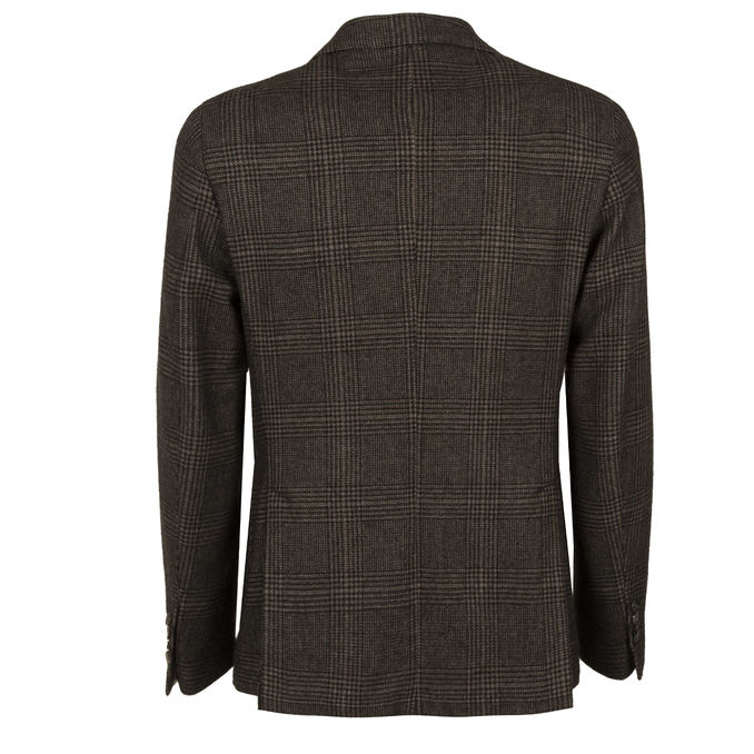 GIACCA PUNTO GALLES Uomo Nero Fango