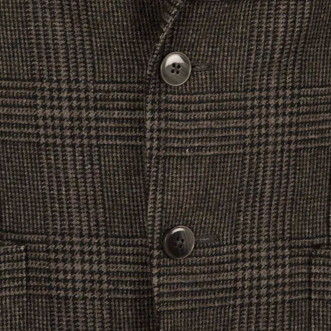 GIACCA PUNTO GALLES Uomo Nero Fango