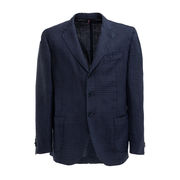 GIACCA TOPPA CHECK Uomo Blunavy  GIACCA TOPPA CHECK Uomo Blunavy