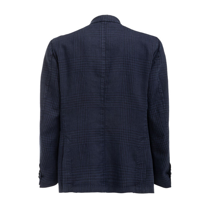 GIACCA TOPPA CHECK Uomo Blunavy