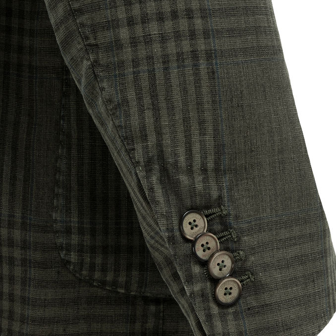 GIACCA TOPPA CHECK Uomo Verdescuro