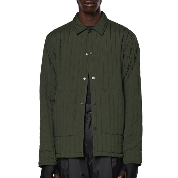 GIACCA TRAPUNTATA LINER SHIRT Unisex Green