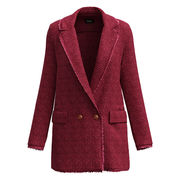 GIACCA ZEO CHANEL TINTO FILO Donna Bordeaux GIACCA ZEO CHANEL TINTO FILO Donna Bordeaux