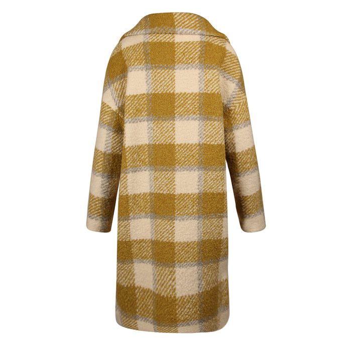 GIACCONE A QUADRI Donna Acido Bianco