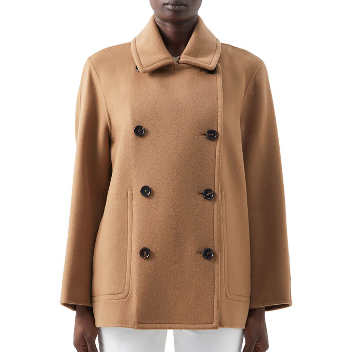 GIACCONE FLY PICOT DOPPIO DRAP Donna Perfect Camel