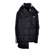 GIACCONE IMBOTTITO TRACKTOP PUFFER CON COLLO ALTO Donna Nero bianco GIACCONE IMBOTTITO TRACKTOP PUFFER CON COLLO ALTO Donna Nero bianco
