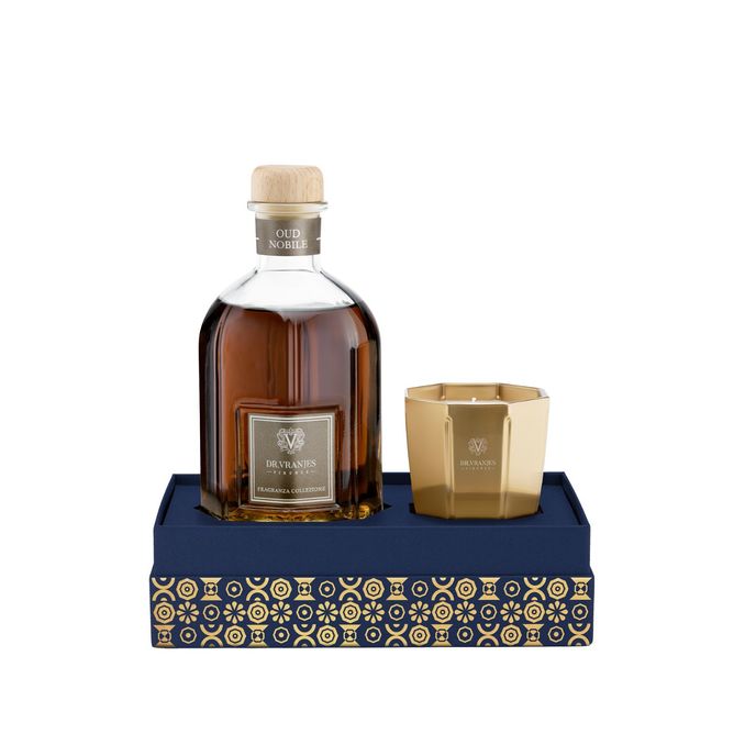 GIFT BOX DIFFUSER OUD NOBILE 250 ml CON CANDELA