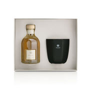 GIFT BOX FRAGRANZA AMBRA 500ML CON CANDELA GIFT BOX FRAGRANZA AMBRA 500ML CON CANDELA