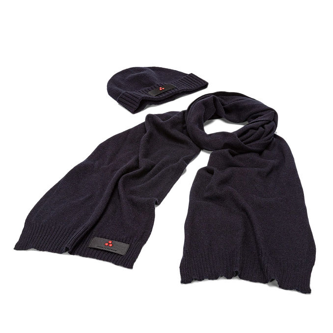GIFT BOX KIT CAPPELLO E SCIARPA Unisex Blu Grafite