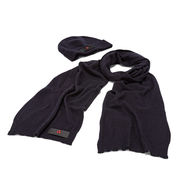 GIFT BOX KIT CAPPELLO E SCIARPA Unisex Blu Grafite GIFT BOX KIT CAPPELLO E SCIARPA Unisex Blu Grafite