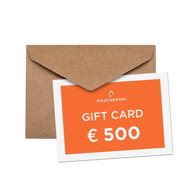 GIFT CARD MASCHERONI STORE DEL VALORE DI 500 EURO