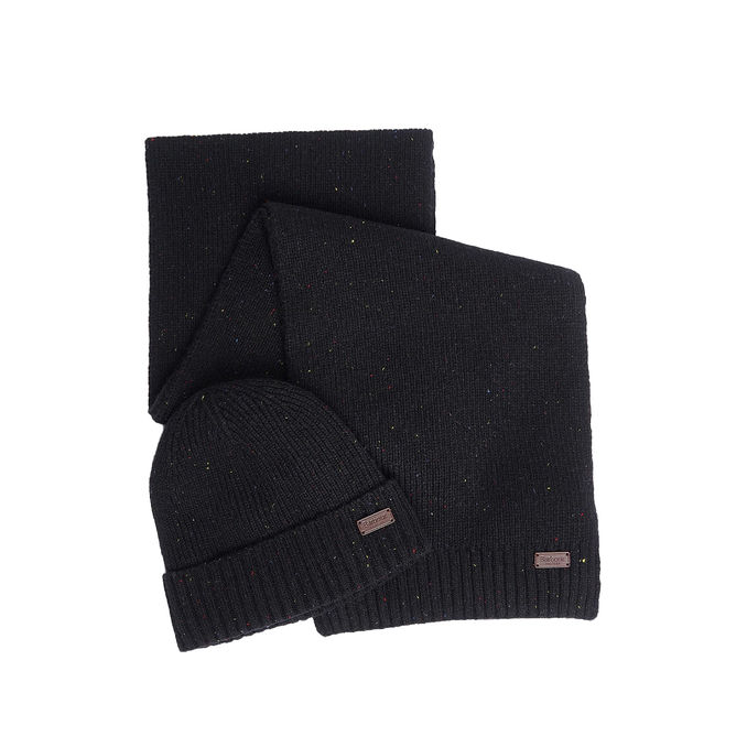 GIFT SET CARLTON FLECK BERRETTO E SCIARPA BARBOUR