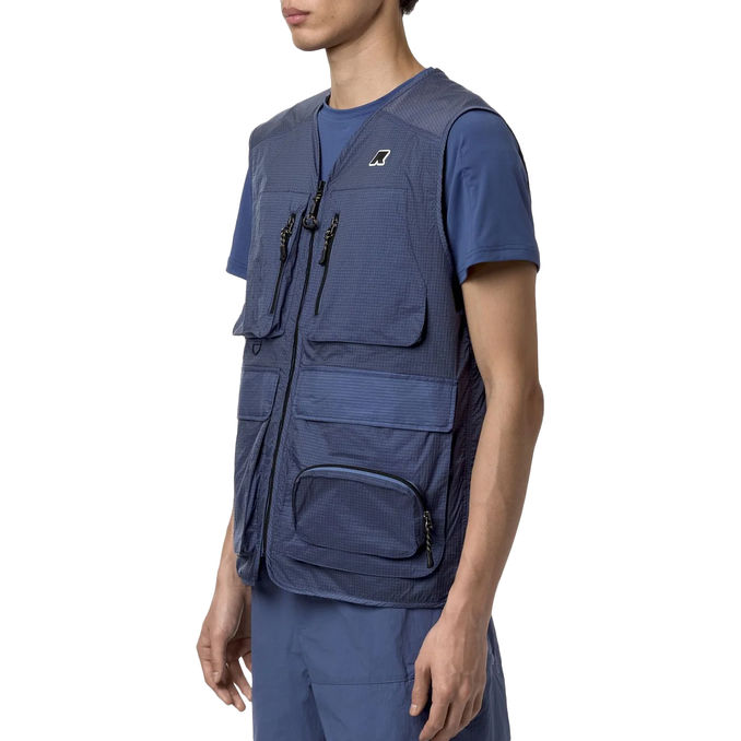 GILET ALLOS Uomo Blue Fiord Ripstop