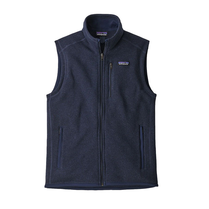 GILET BETTER SWEATER IN PILE Uomo Nena New Navy