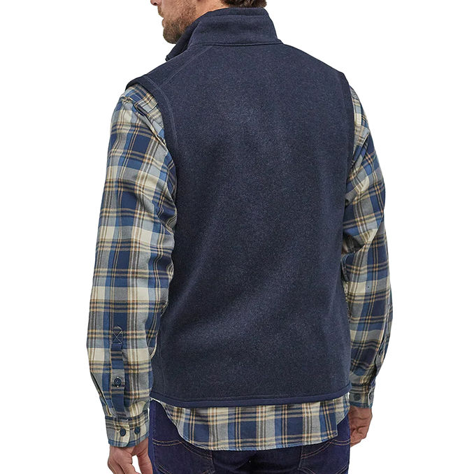 GILET BETTER SWEATER IN PILE Uomo Nena New Navy