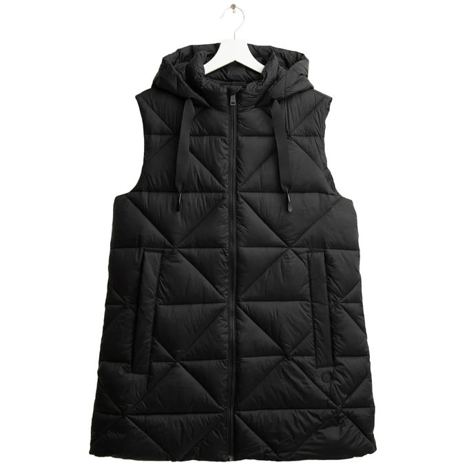 GILET IMBOTTITO CON CAPPUCCIO