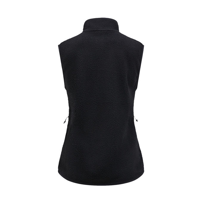 GILET IN PILE Donna Nero