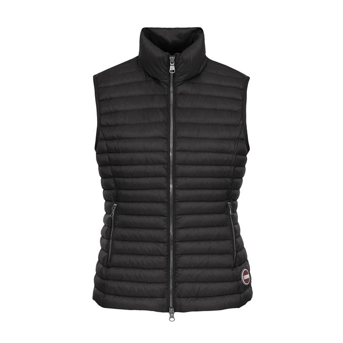 GILET IN PIUMA LIGHT Donna Nero