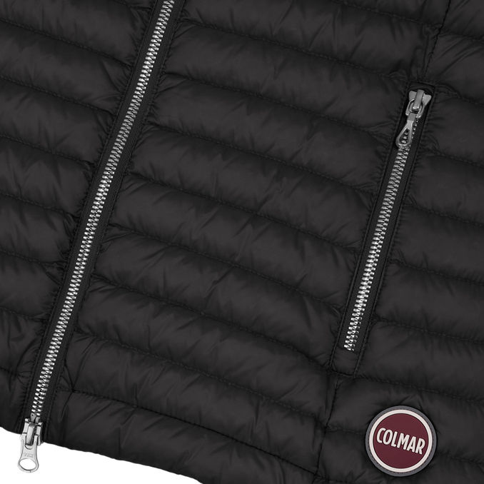 GILET IN PIUMA LIGHT Donna Nero