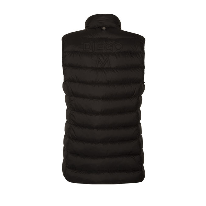 GILET MICROPIUMA Donna Nero