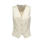 GILET MONACO Donna Ivory Camel  GILET MONACO Donna Ivory Camel