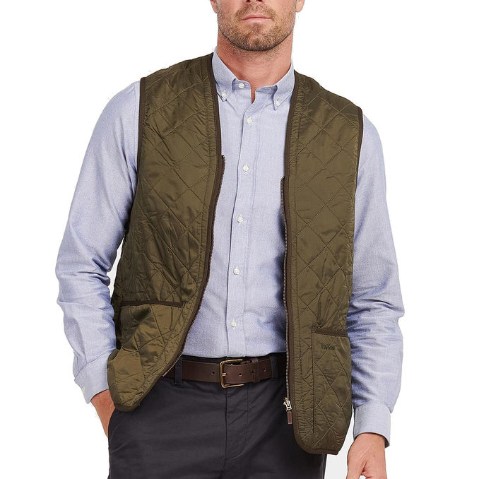 GILET POLARQUILT Uomo Olive