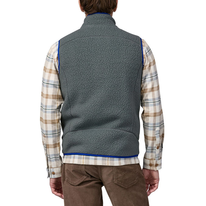GILET RETRO IN PILE Uomo Noveau Green
