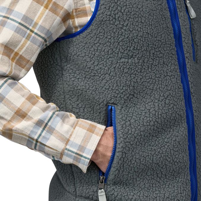 GILET RETRO IN PILE Uomo Noveau Green