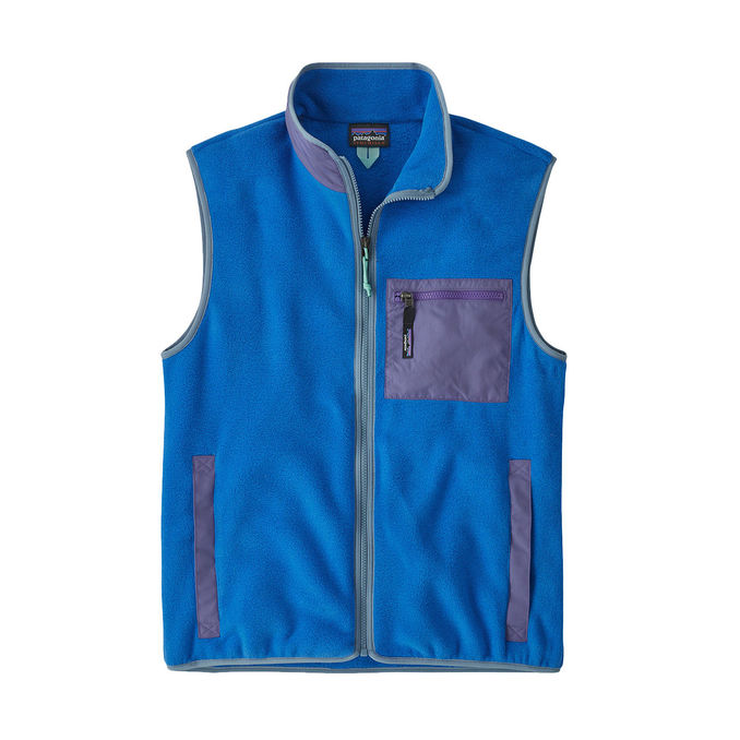 GILET SYNCHILLA IN PILE Uomo Bayou Blue