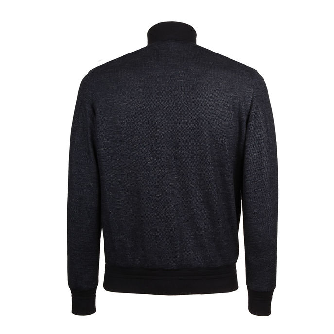 GIUBBINO BARRACUDA IN JERSEY Uomo Blu Grigio