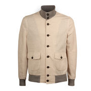 GIUBBINO BARRACUDA IN JERSEY Uomo Ecru Grey GIUBBINO BARRACUDA IN JERSEY Uomo Ecru Grey