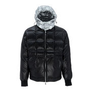 GIUBBINO CON CAPPUCCIO IN CONTRASTO Uomo Black Silver GIUBBINO CON CAPPUCCIO IN CONTRASTO Uomo Black Silver