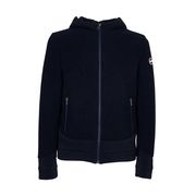 GIUBBINO CON CAPPUCCIO IN PANNO DI LANA Uomo Blu Navy GIUBBINO CON CAPPUCCIO IN PANNO DI LANA Uomo Blu Navy