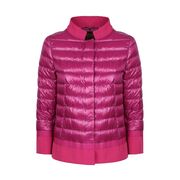 GIUBBINO CON COLLO COREA E BORDI IN TESSUTO Donna Fuxia GIUBBINO CON COLLO COREA E BORDI IN TESSUTO Donna Fuxia