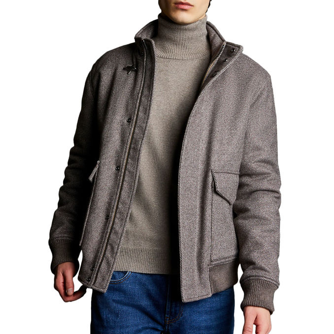 GIUBBINO CORTO URBAN Uomo Marrone Moro