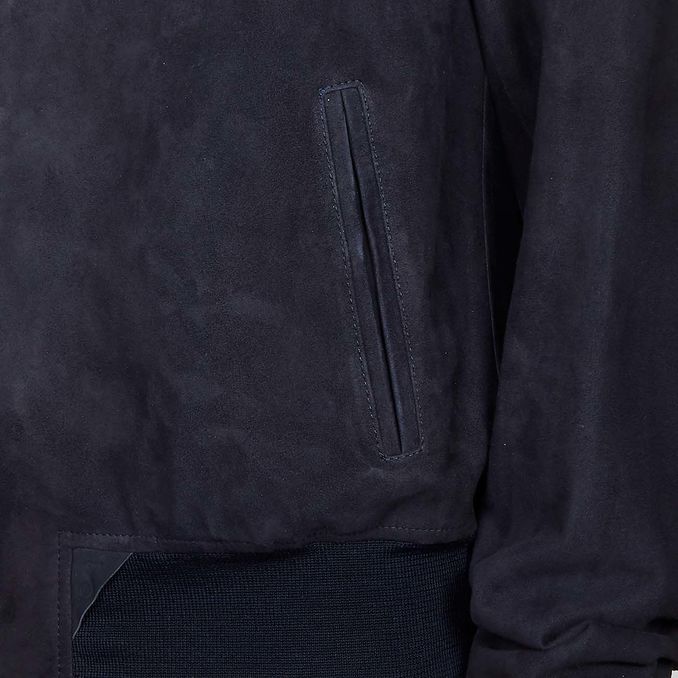 GIUBBINO GOAT SCAMOSCIATO Uomo Blu