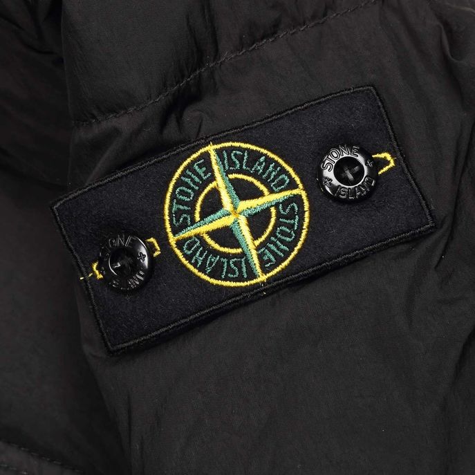 GIUBBINO IN NYLON CON CAPPUCCIO E TASCHE CON ZIP Kids Nero