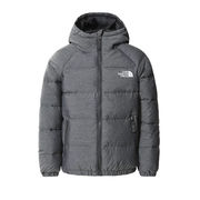 GIUBBINO IN PIUMINO CON CAPPUCCIO HYALITE REVERSIBILE Bambino Asphalt Grey GIUBBINO IN PIUMINO CON CAPPUCCIO HYALITE REVERSIBILE Bambino Asphalt Grey