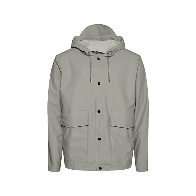 GIUBBINO SHORT HOODED Unisex Cement