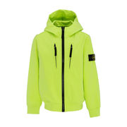 GIUBBINO SOFTSHELL CON CAPPUCCIO Bambino Lemon GIUBBINO SOFTSHELL CON CAPPUCCIO Bambino Lemon