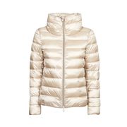 GIUBBINO TRAPUNTATO COLLO IMBOTTITO Donna Shell Beige GIUBBINO TRAPUNTATO COLLO IMBOTTITO Donna Shell Beige