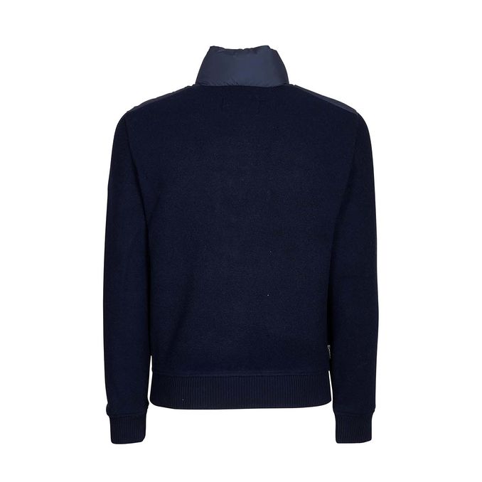 GIUBBOTTO BONDED WOOL Uomo Melton Blue