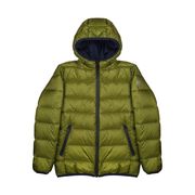 GIUBBOTTO CON CAPPUCCIO FISSO REVERSIBILE Bambino Verde blu GIUBBOTTO CON CAPPUCCIO FISSO REVERSIBILE Bambino Verde blu