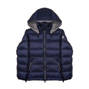 GIUBBOTTO CON CAPPUCCIO STACCABILE IN PIUMA Bambino Blu navy GIUBBOTTO CON CAPPUCCIO STACCABILE IN PIUMA Bambino Blu navy
